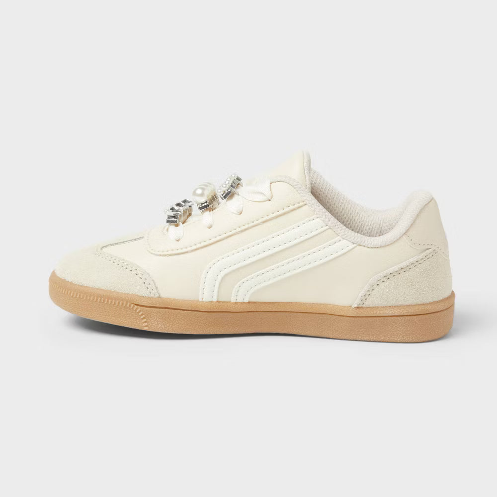 Girls' Boston Lace Up Court Sneakers - Cat & Jack™- CHOOSE SIZE