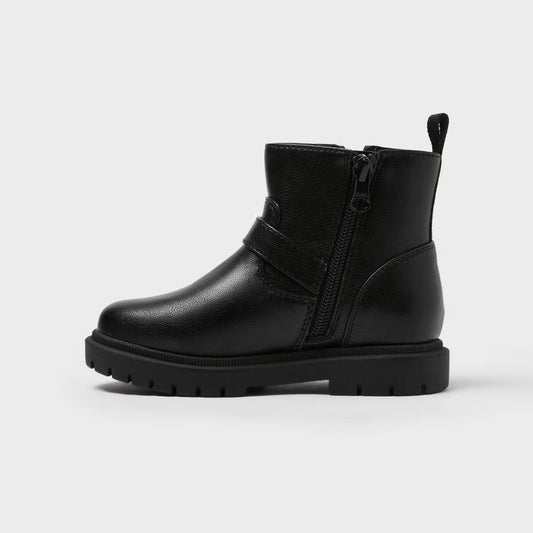 Toddler Girls' Evie Lug Sole Ankle Boots - Cat & Jack