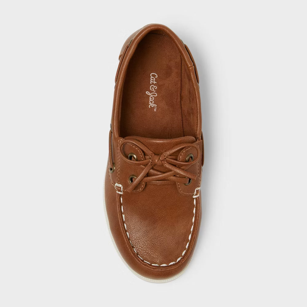 Big Kids' Easton Boat Shoes  Cognac - Cat & Jack Size 6