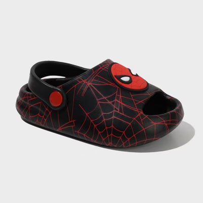 Kid's Spider-Man  EVA Ankle Strap Sandals – Black