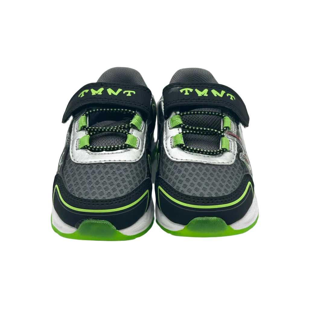 Teenage Mutant Ninja Turtles Boys Light Up Sneakers  Gray Black - Size 7