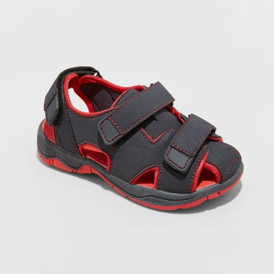 Cat & Jack Toddler Boy's  Ned Fisherman Sandals Black - Size 9