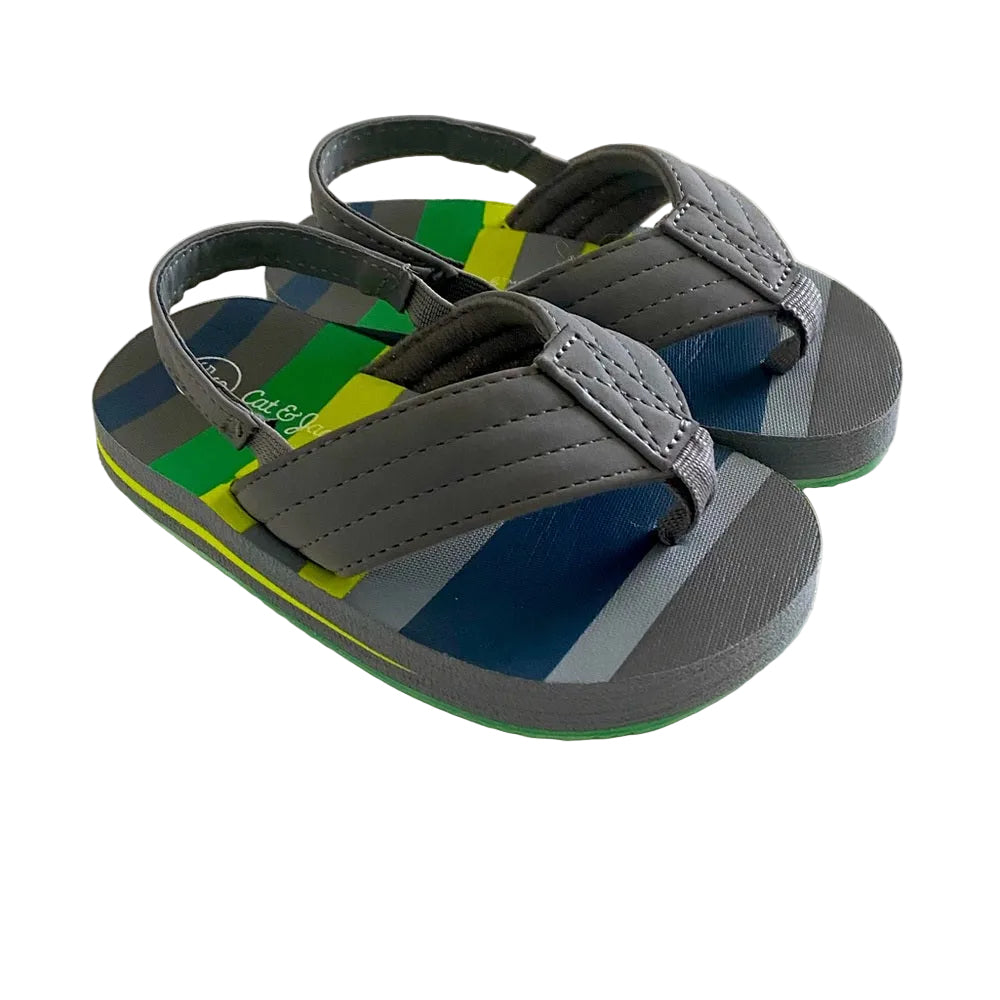 Cat & Jack Kids' Boys Ash Flip Flop Sandals - Size S ( 5/6)
