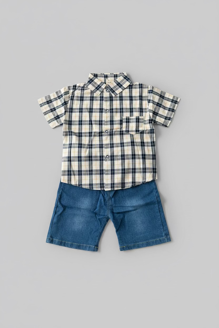 Toddler Boys Summer Outfit Set Tops + Shorts - CHOOSE SIZE/COLOR