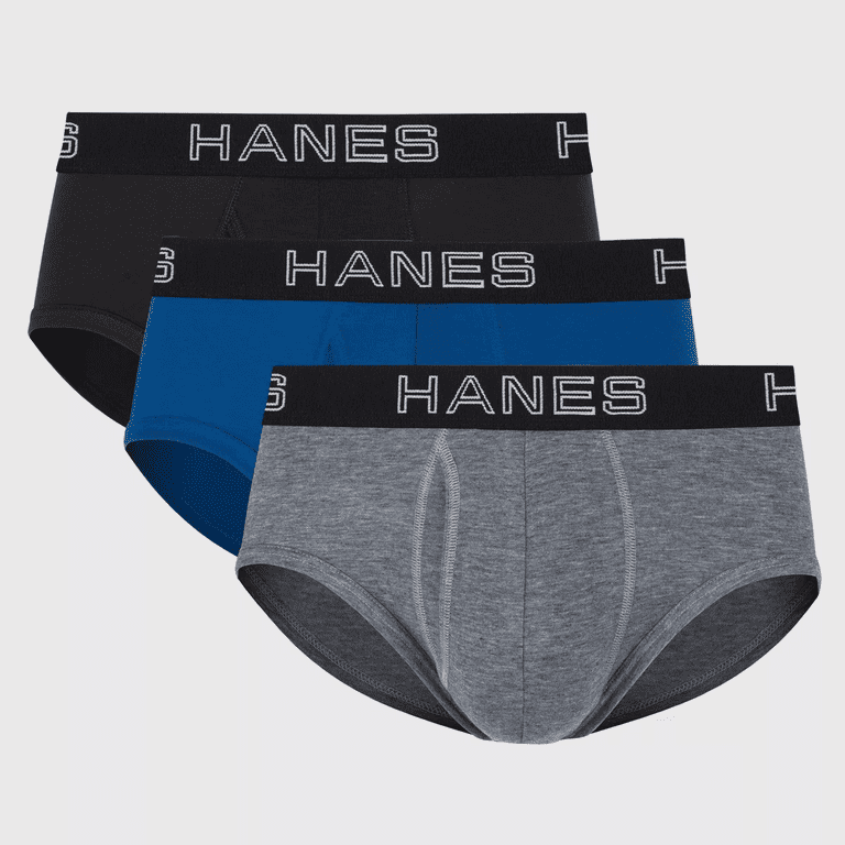 Hanes Premium Men's Briefs with Total Support Pouch 3pk - Large