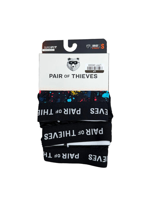 Pair of Thieves Men's SuperFit  Mesh Magics Boxer Brief Black/Blue - S