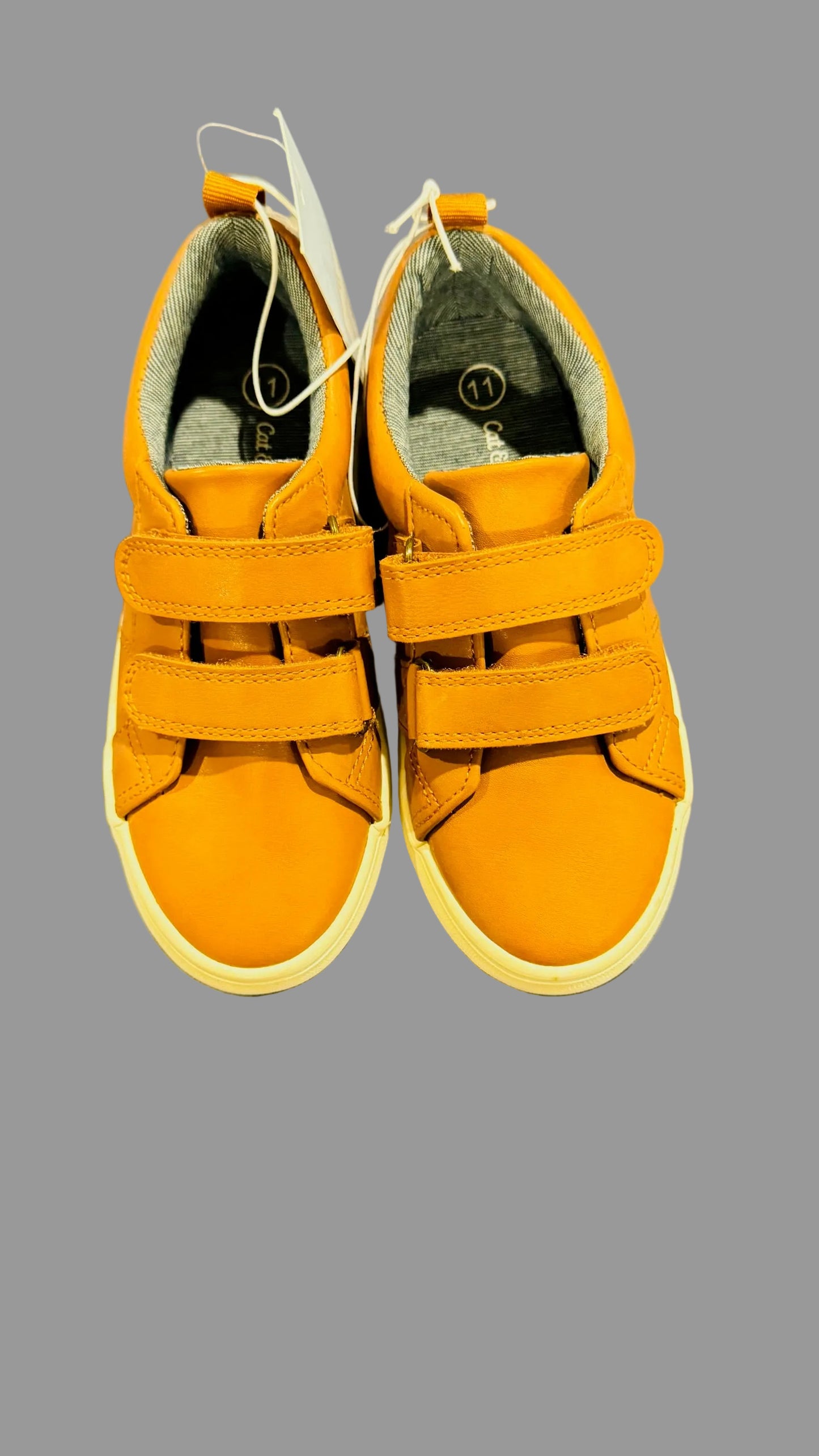 Cat & Jack Toddler Boys Dino Hook & Loop Sneakers Brown