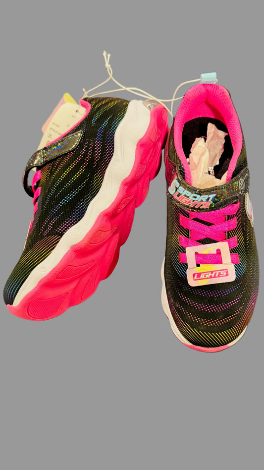 S sport By Skechers Kids' Jazmin 2.0  Light up Sneakers- Black