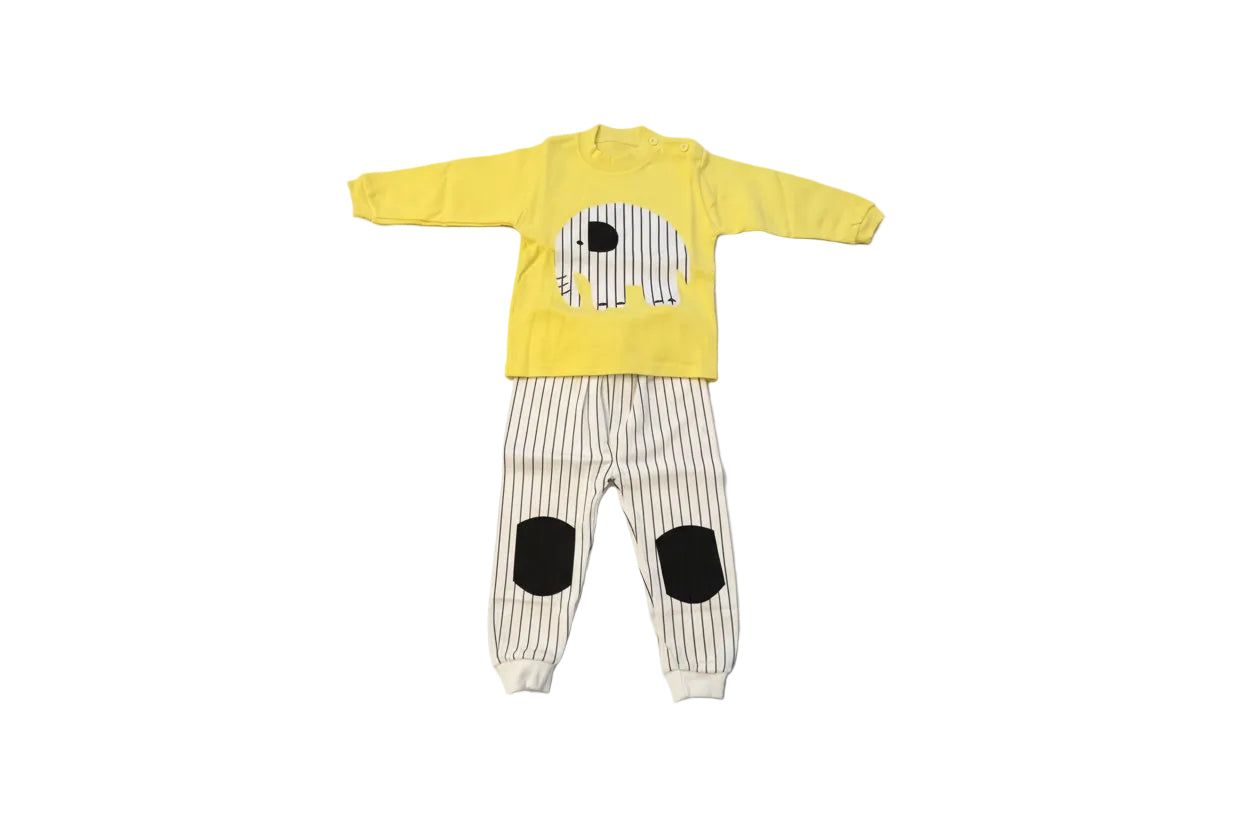 Kids Pajamas set 100% Printed Cotton Sleepwear - Size 2T
