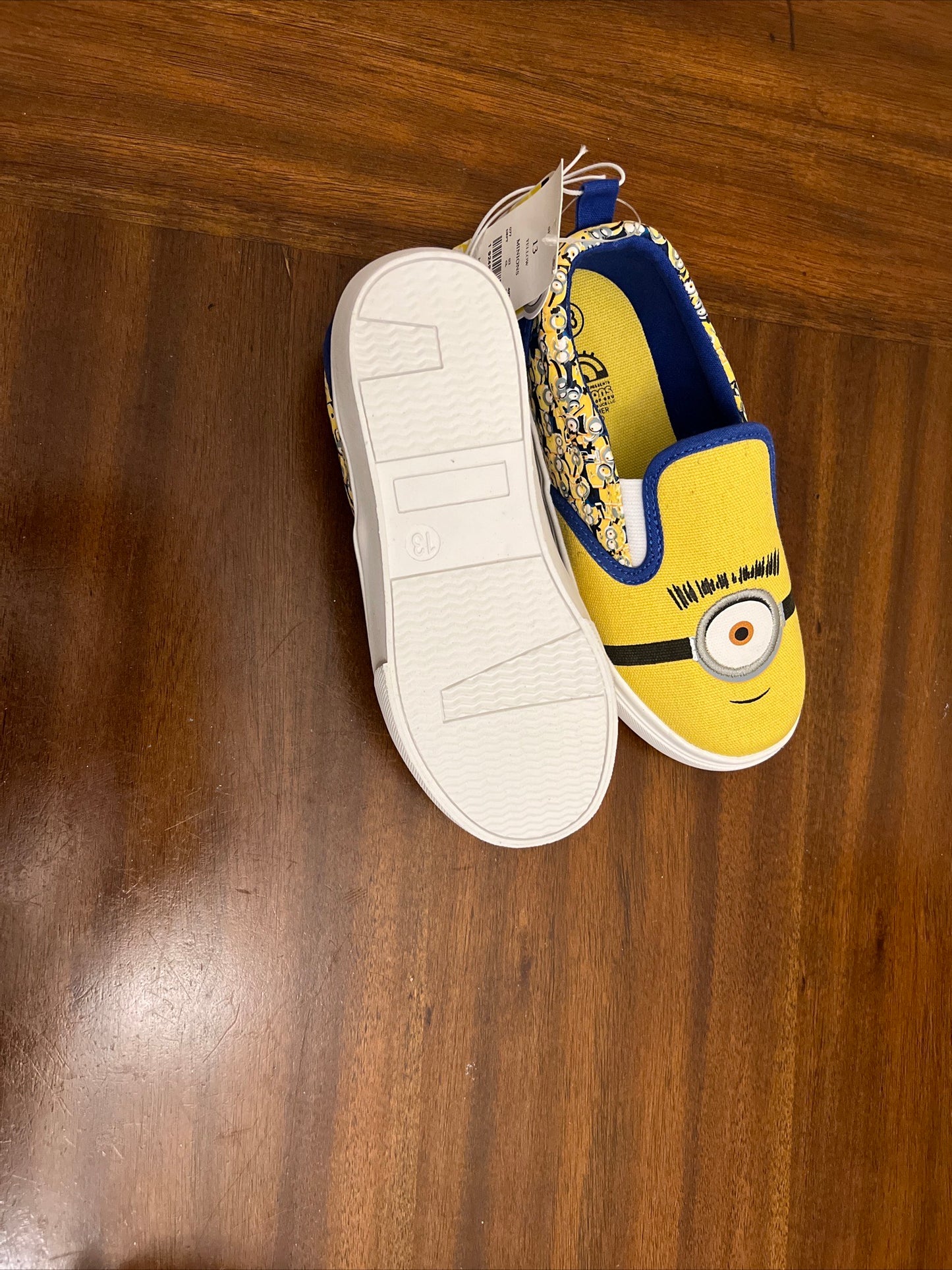 Toddler Boys' Minions Slip-On Canvas Shoes