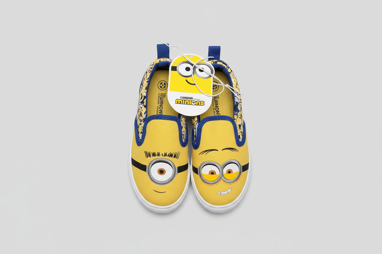 Toddler Boys' Minions Slip-On Canvas Shoes