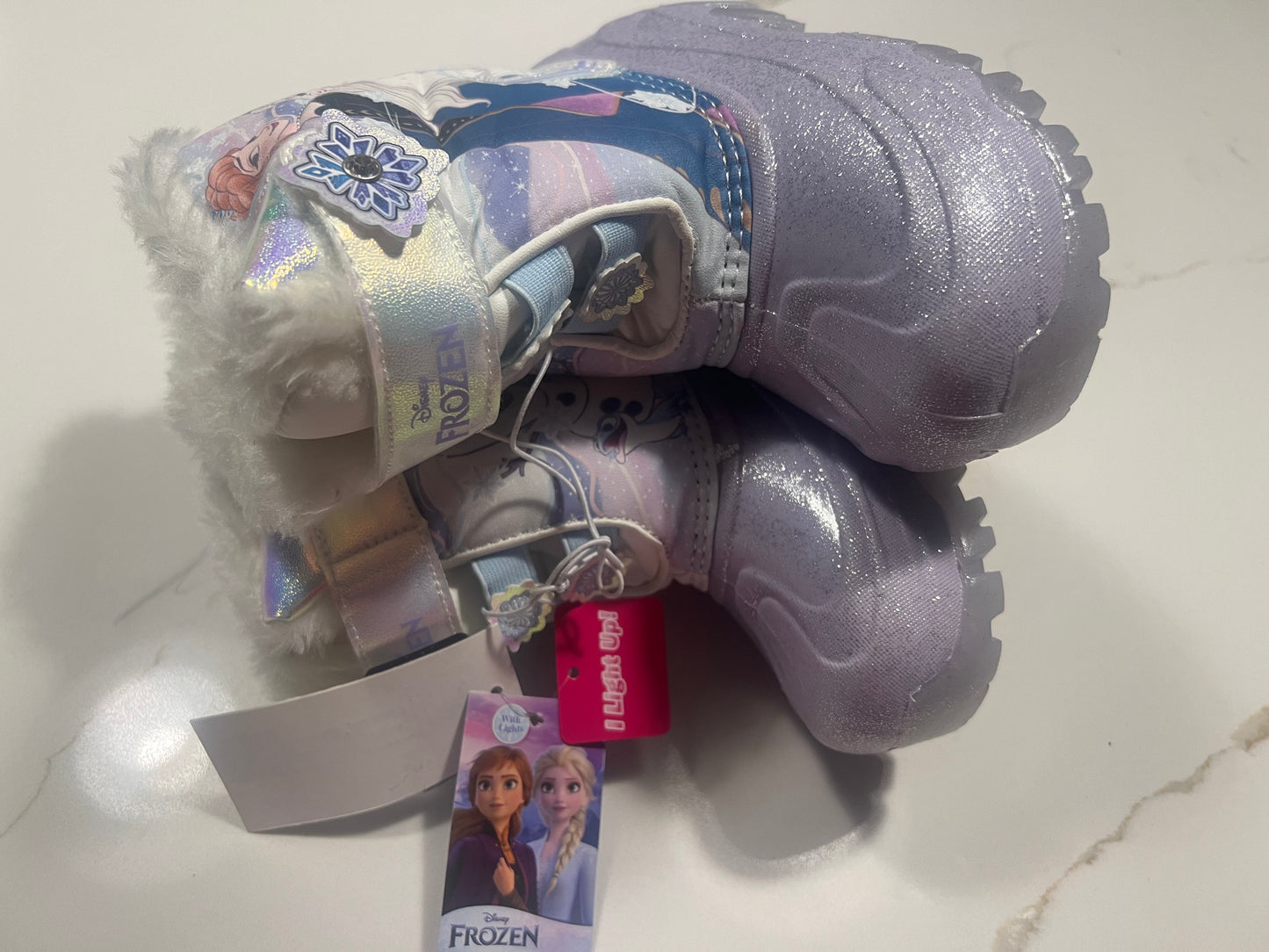 Toddler Girls Frozen Disney Faux Fur Winter Boot