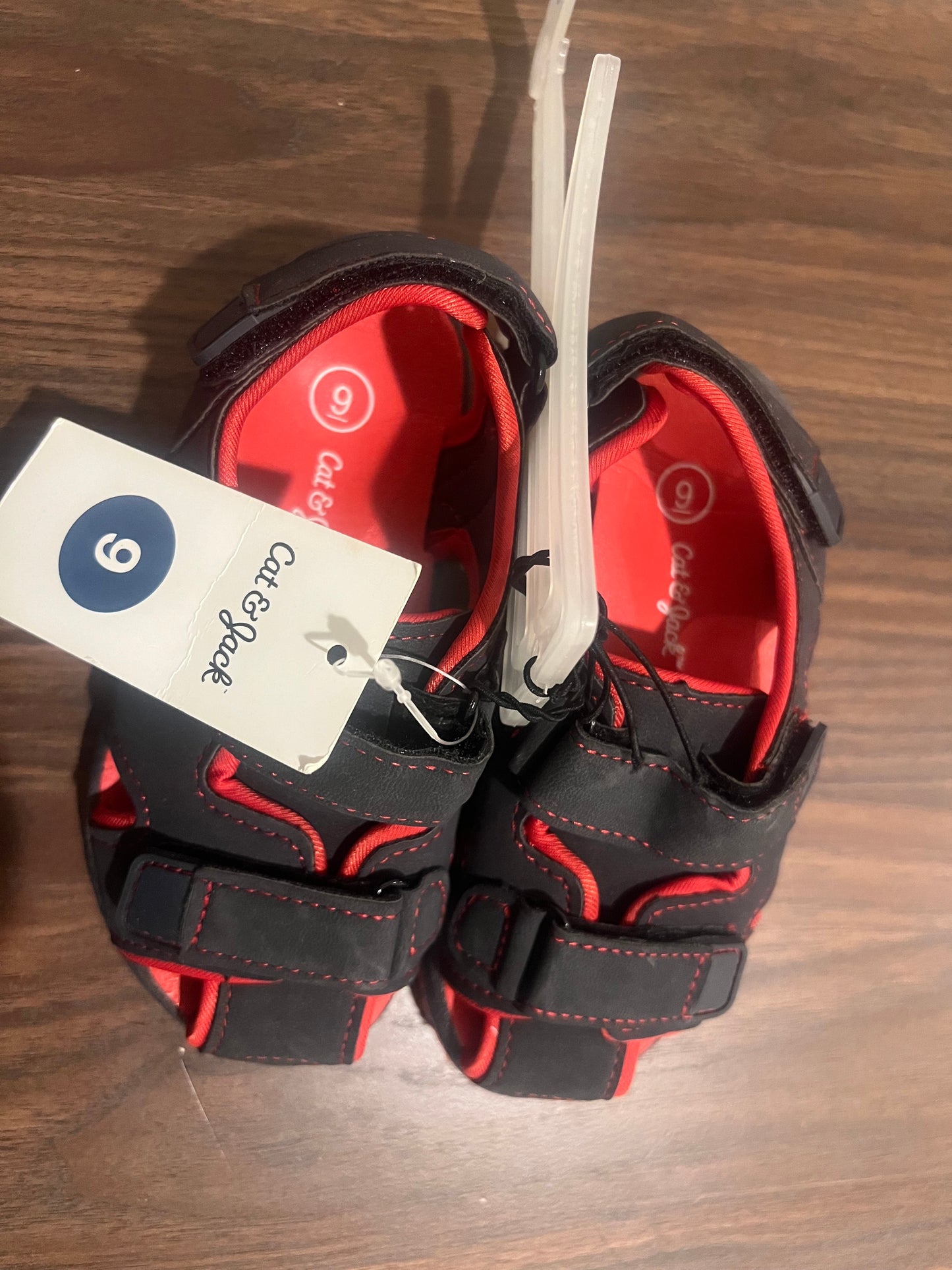 Cat & Jack Toddler Boy's Black/ Ned Play Sandals
