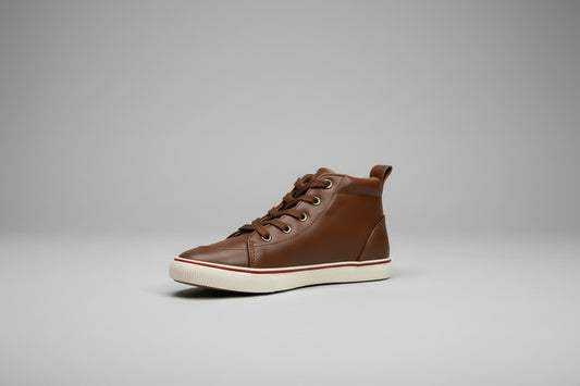 Boys' Florian Lace-Up Zipper Sneakers Brown - Cat & Jack - Size 1