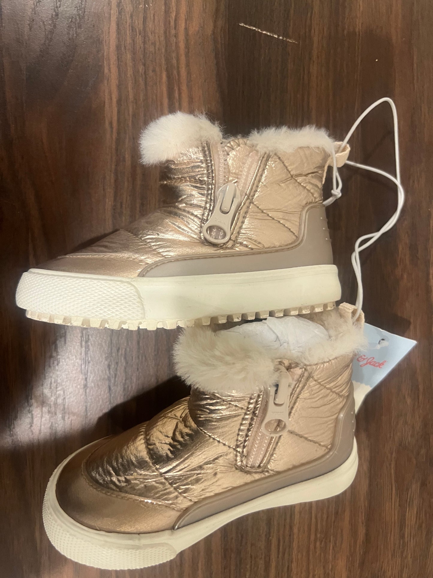 Toddler Girls Rose Gold Indiana Winter Boots