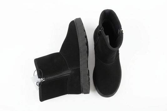 Toddler Girls' Arlo Zipper Shearling Style Boots - 10