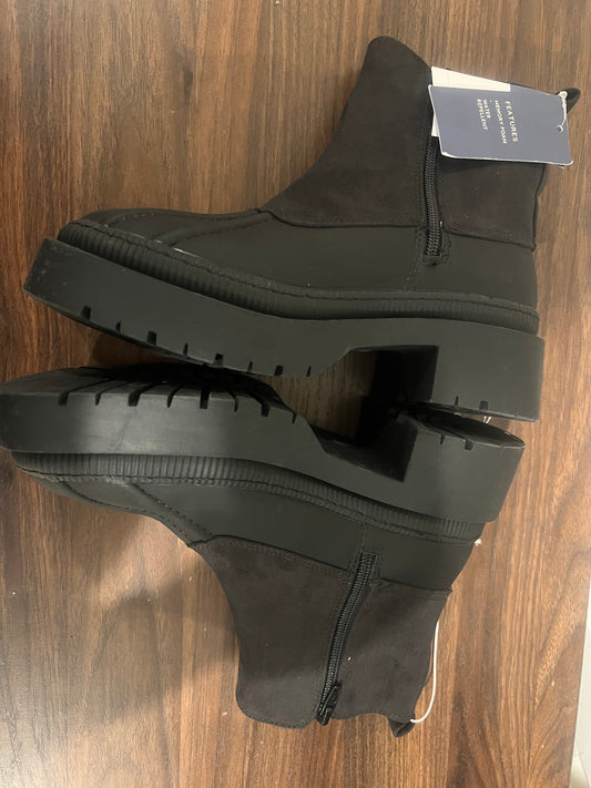 Women's Black Ella Chelsea Memory Foam Duck Boots