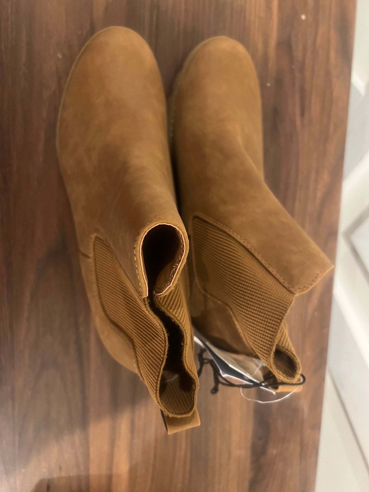 Women’s Cognac/Linda Wedge Boots - 8.5