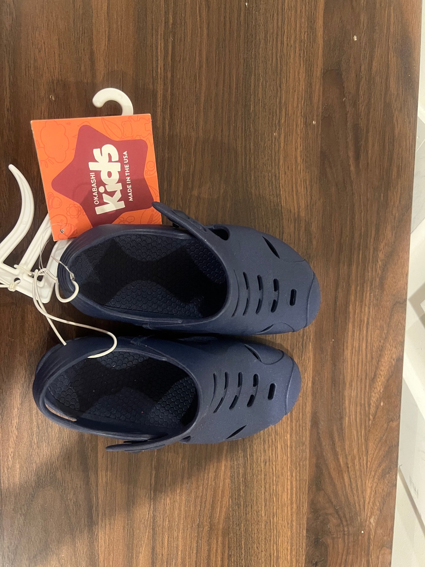 Okabashi Kids Carter Navy Sandals Water Shoes