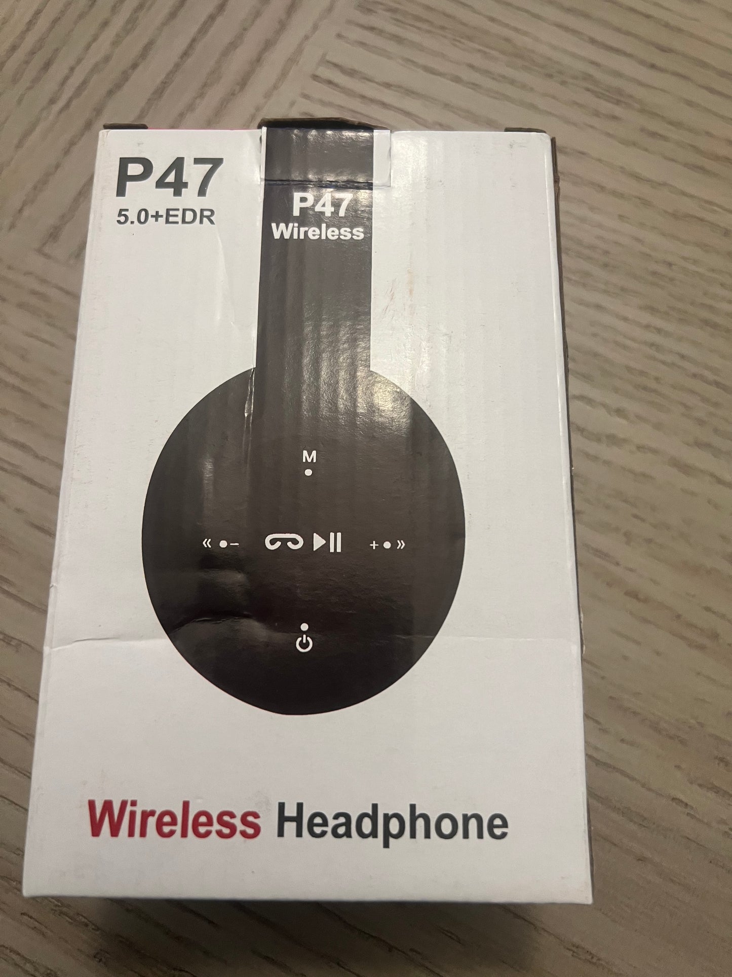 P47 Bluetooth 5.0 Wireless Headphones Foldable Stereo Headset Mic for iPhone , Laptop