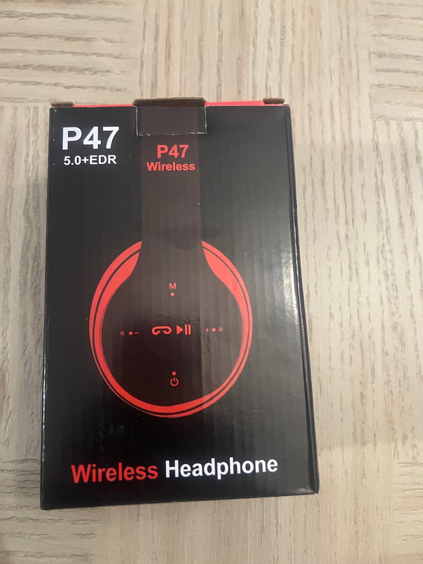 P47 Bluetooth 5.0 Wireless Headphones Foldable Stereo Headset Mic for iPhone , Laptop