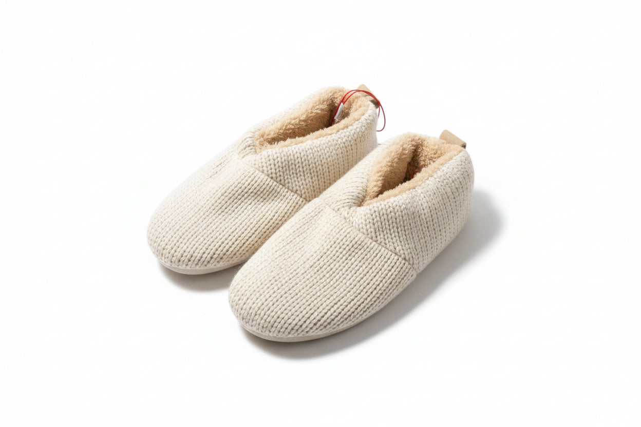 Dluxe by Dearfoams Super Comfort Women's Gray Knit Bootie Slippers - XL