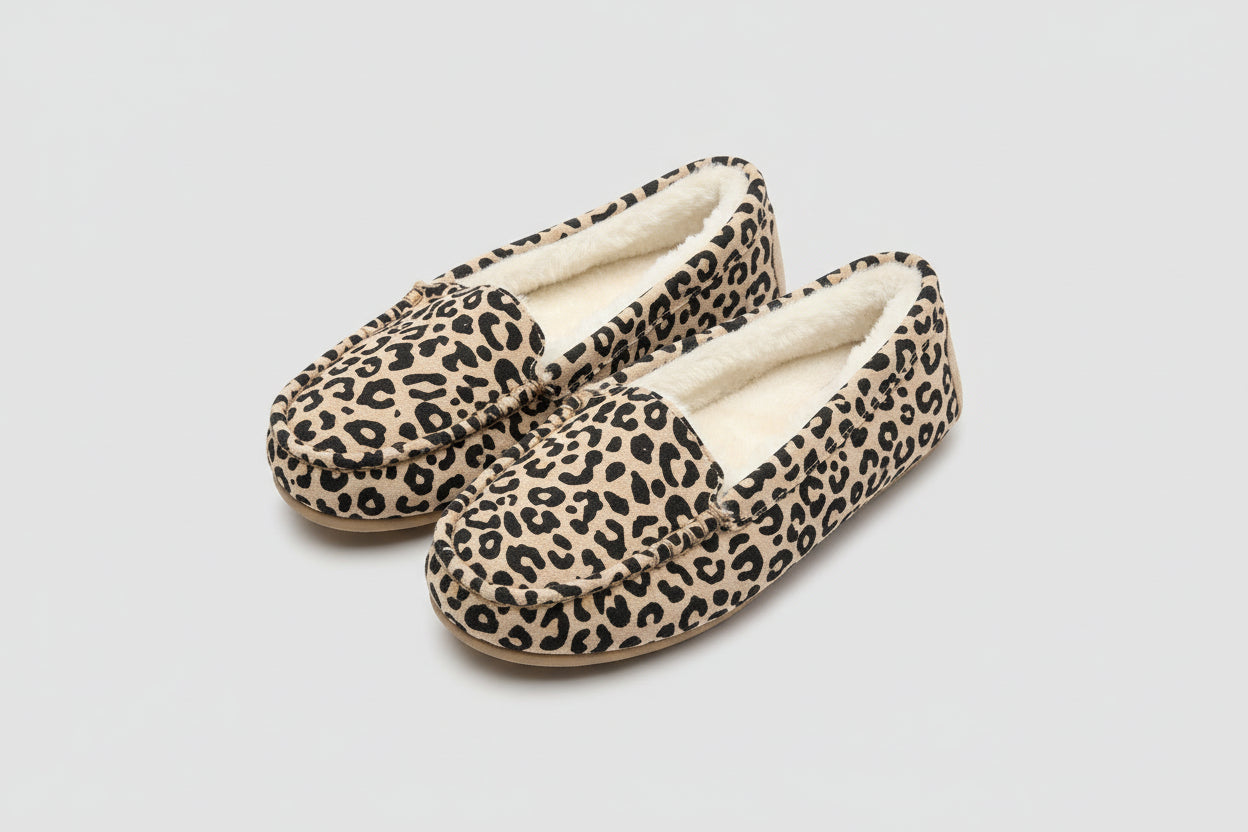 Stars Above Gemma Moccasin Slippers Women’s 6 Suede Leather Indoor/Outdoor