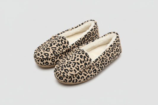 Stars Above Gemma Moccasin Slippers Women’s 6 Suede Leather Indoor/Outdoor