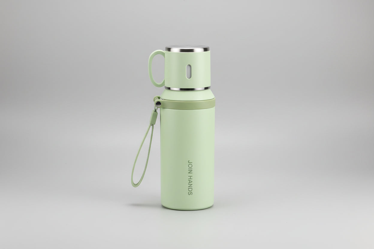 Portable 316 Stainless Steel Insulated Water Bottle 600ML Cold and Hot Flask - CHOOSE COLOR