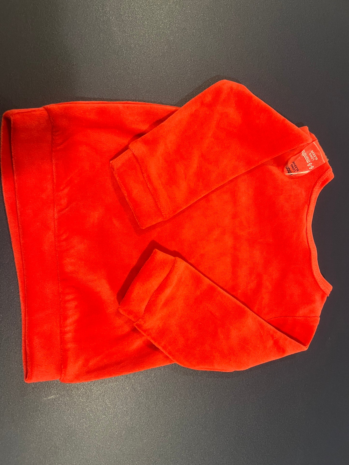 First Impressions Long Sleeve Red Infant / Toddler Girls "The princess has arrived" Sweater