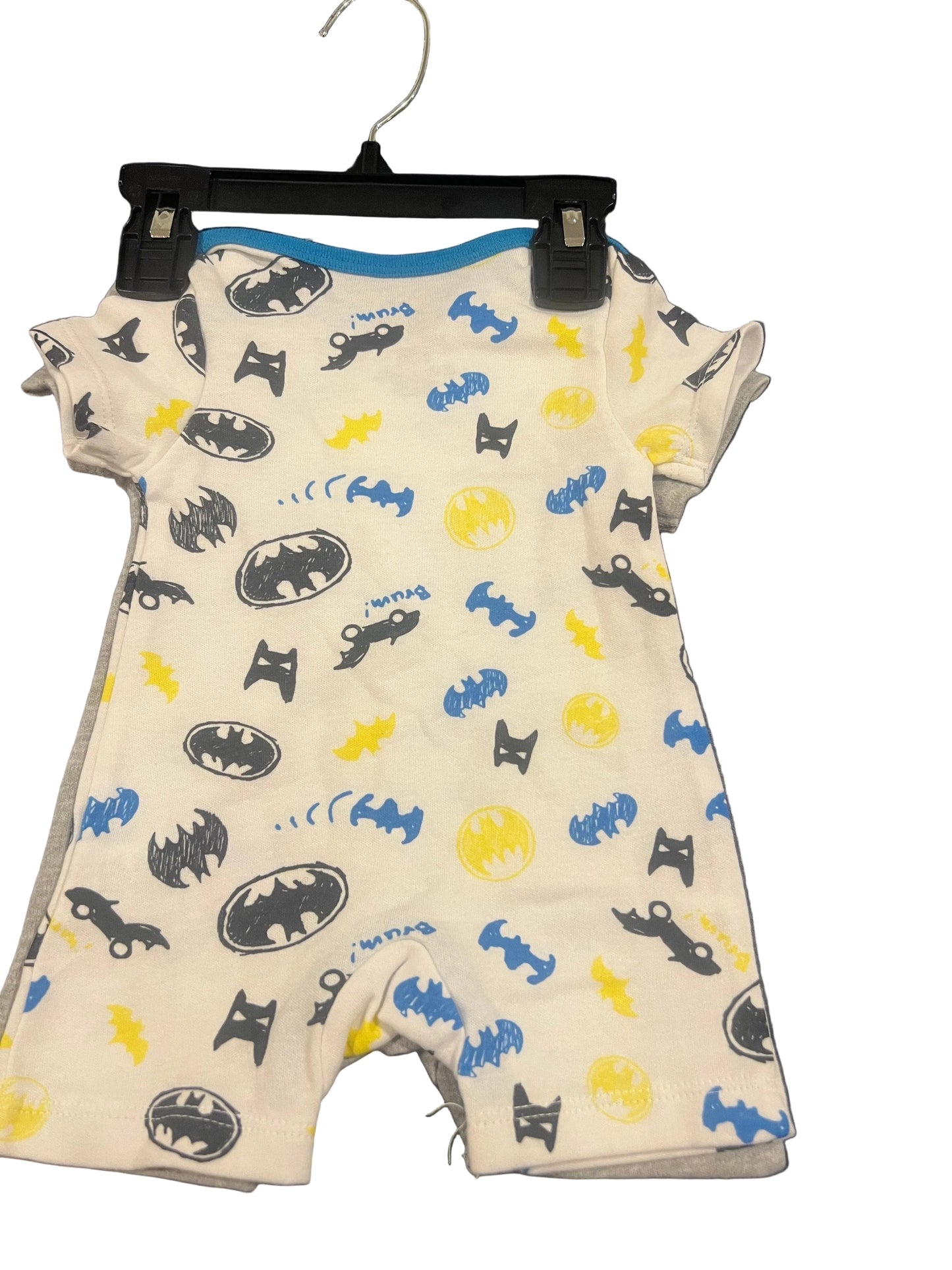 DC Comics Batman Newborn Infant Baby Boys' Romper Bodysuit 2 Pack - 0-3 months