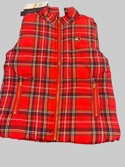 Tommy Hilfiger Toddler Girl’s Gold Star Long Sleeve Tee, Leggings and Puffer vest Set