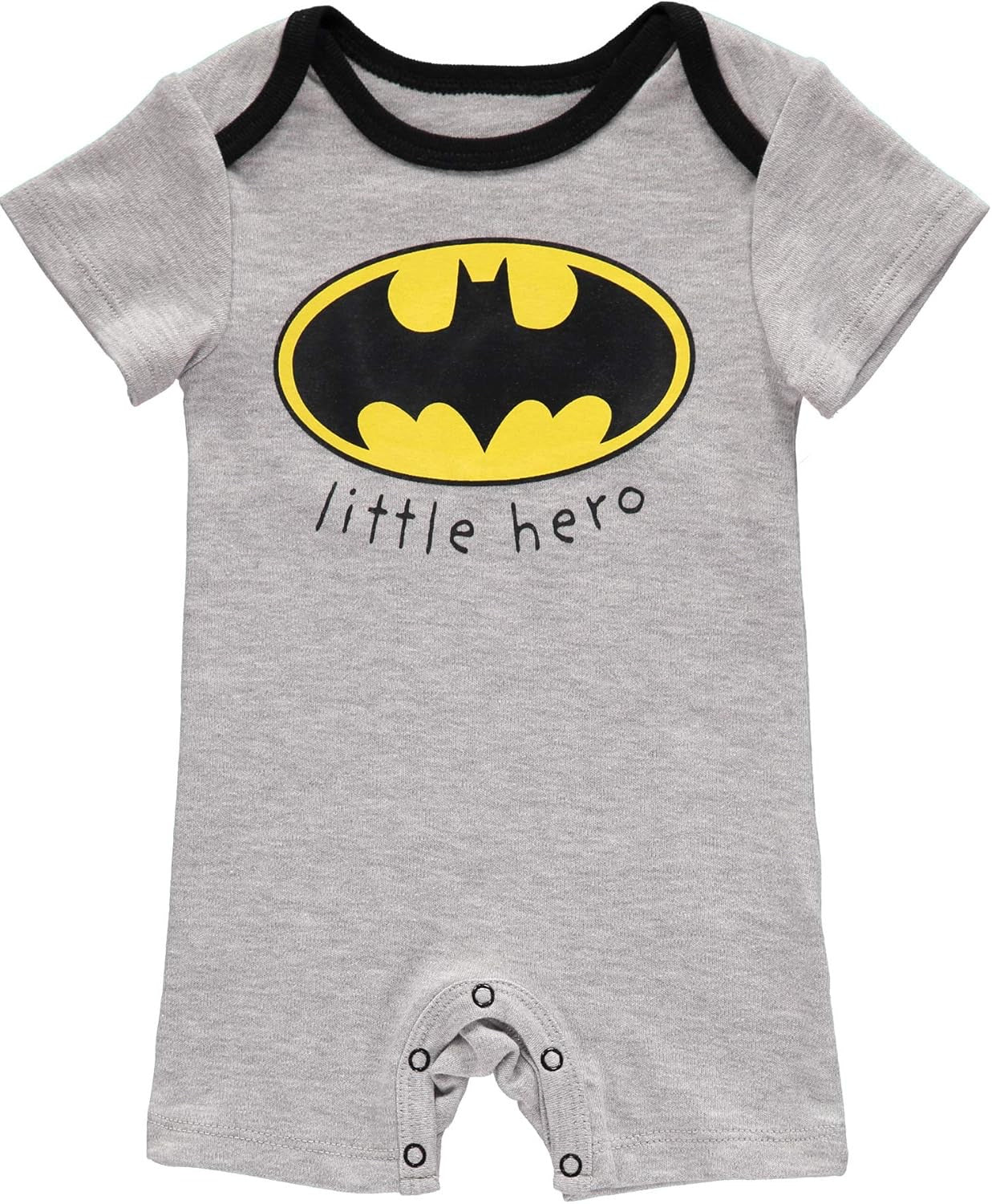 DC Comics Batman Newborn Infant Baby Boys' Romper Bodysuit 2 Pack - 0-3 months