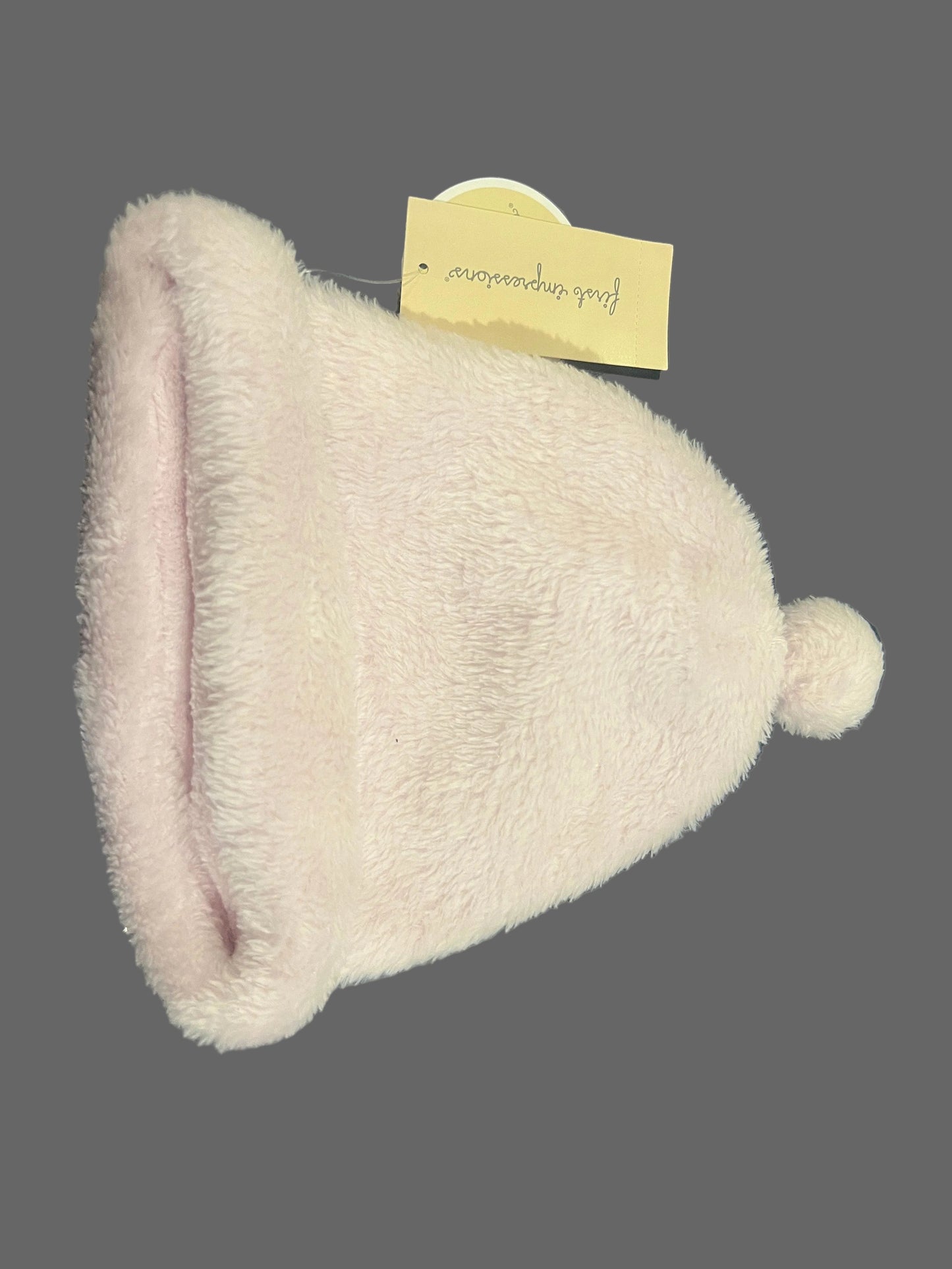 First Impressions Baby Girls & Boys Fleece Hat, Pink