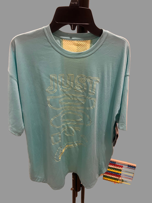 Nike Dri-FIT Big Girls Short-Sleeve Aqua Training Shirt
