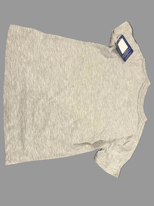 Champion Boys Logo-Print Casual Active Wear T-shirt Oxford Gray