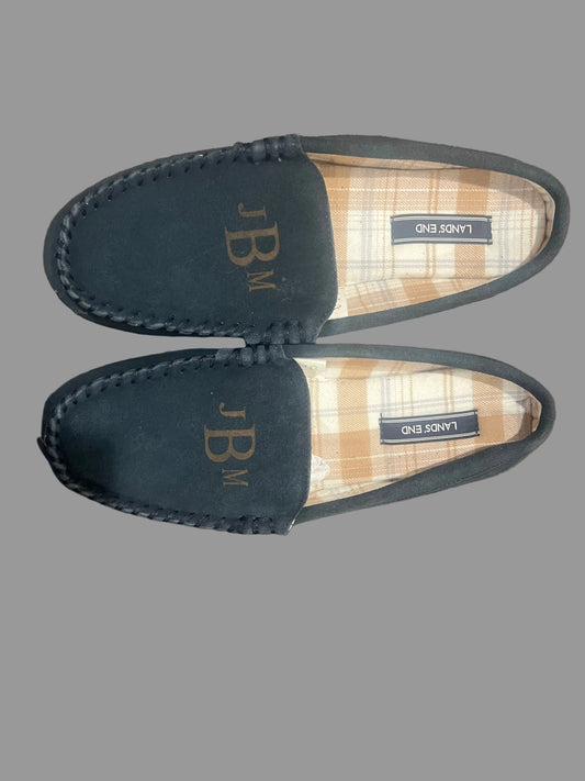 Lands' End Classic Navy Women's Clog Slipper - Size 10M