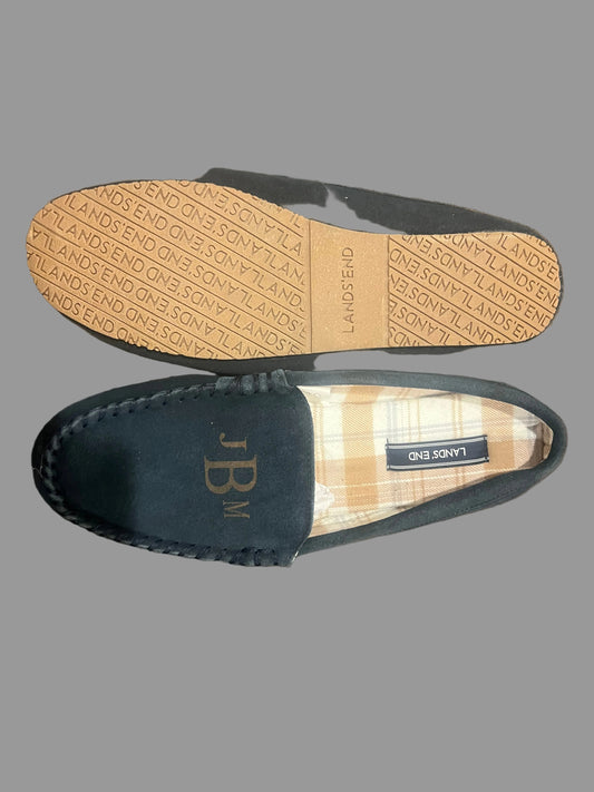 Lands' End Classic Navy Women's Clog Slipper - Size 10M