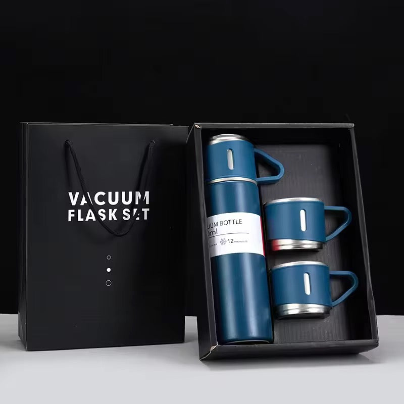 High Quality  Thermo 500ml 304 Stainless Steel Vaccuum Flask Gift Set- CHOOSE COLOR