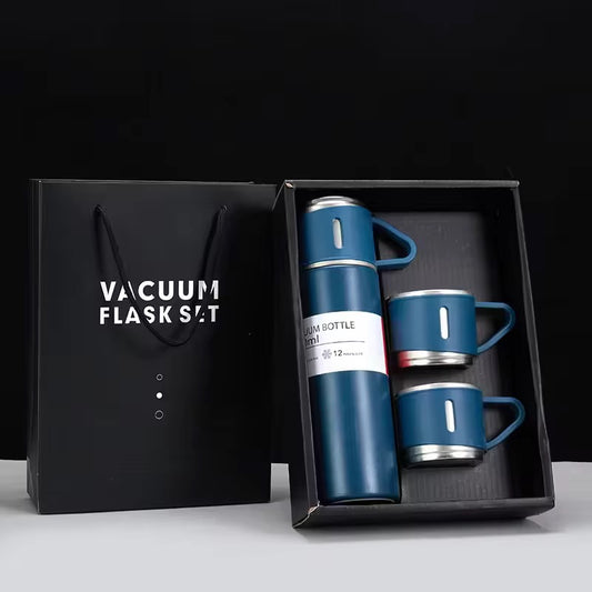 High Quality  Thermo 500ml 304 Stainless Steel Vaccuum Flask Gift Set- CHOOSE COLOR