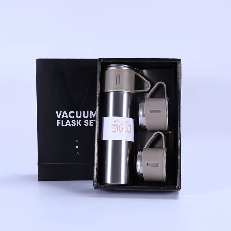 High Quality  Thermo 500ml 304 Stainless Steel Vaccuum Flask Gift Set- CHOOSE COLOR