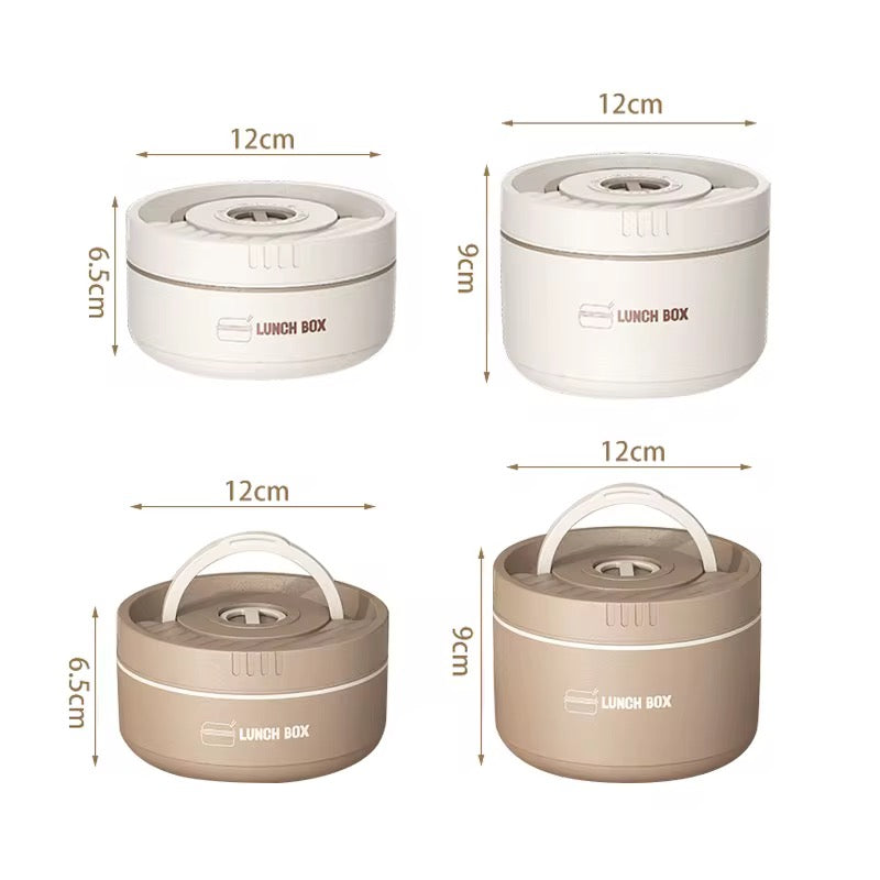 Portable Insulated Food Lunch Container Set with Thermal Lunch Box 3 Layers
