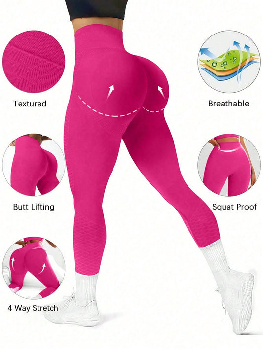 Women's Tik Tok Yoga Pants Anti-Cellulite Push Up Ruched High Waist Leggings Gym