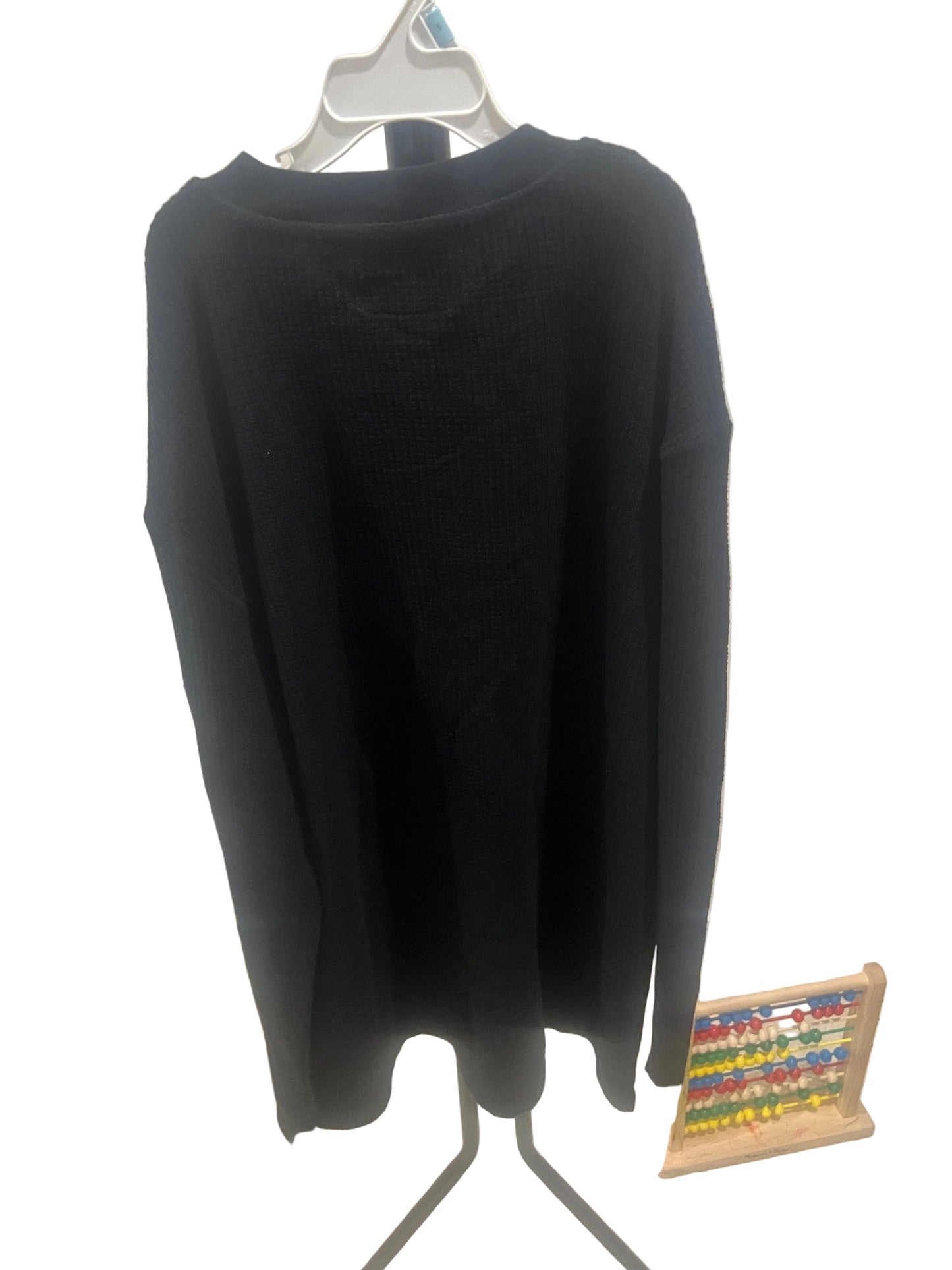 Goodfellow & Co Men's Long Sleeve Thermal Waffle Knit Shirt Black - Size M
