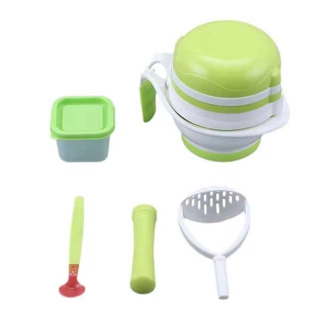 Baby Multi-Functional Manual Food Grinder Set for Vegetable and Fruit Puree Grinding