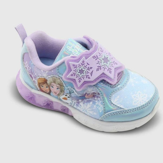 Disney’s Frozen Toddler Girls Athletic Light Up Sneakers Chose Size