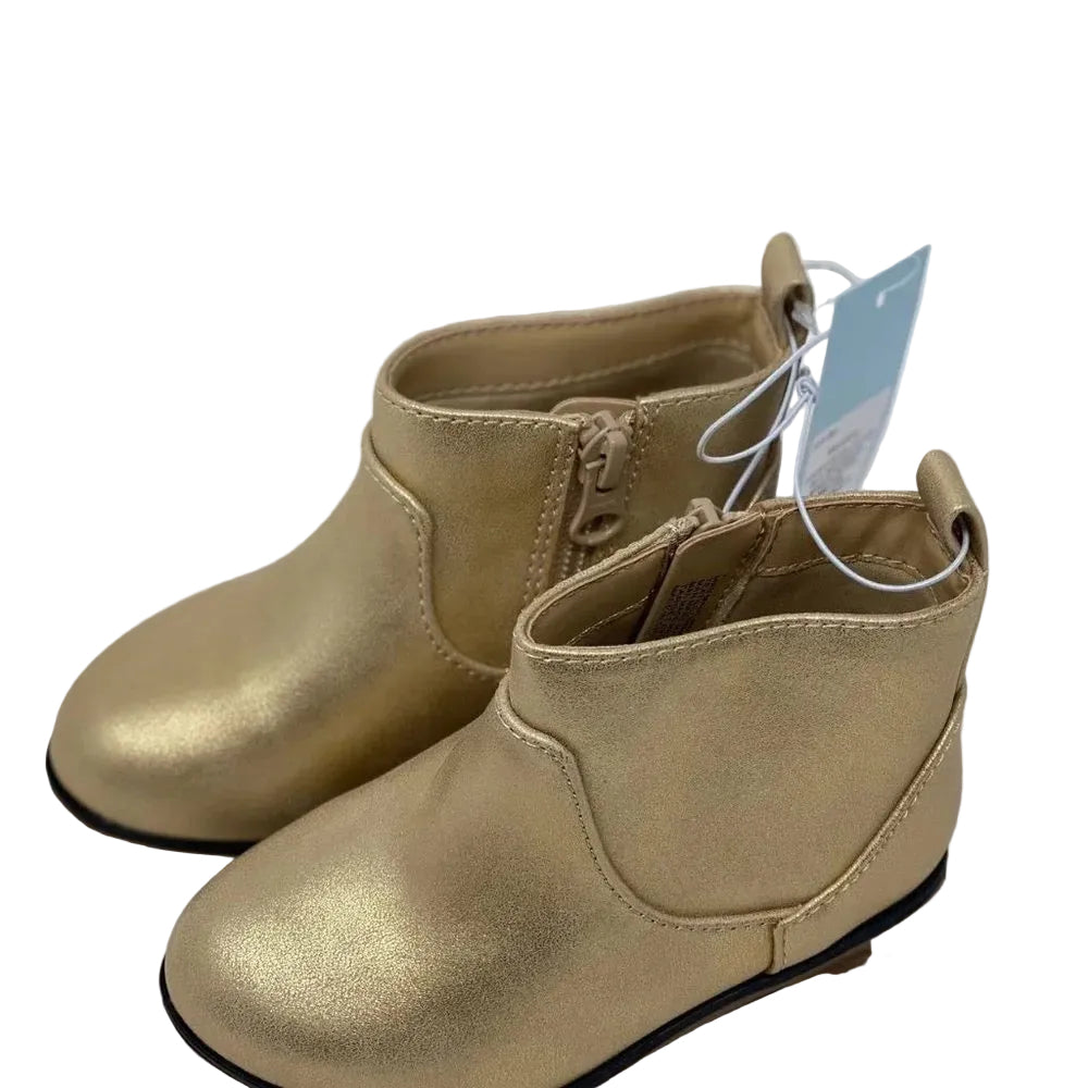Toddler Girls' Onyx Zipper Slip-On Chelsea Boots  Rose Gold - Cat & Jack  - Size 8