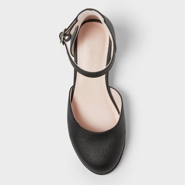 Big Kids' Hazel Dress Heels Black - Cat & Jack™  - Size 5