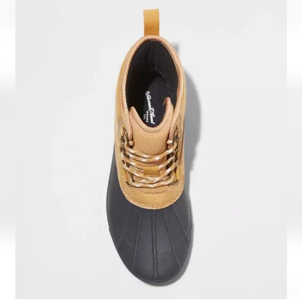 Women's Tiffy Duck Winter Boots - Universal Thread Tan/Black - Size 10