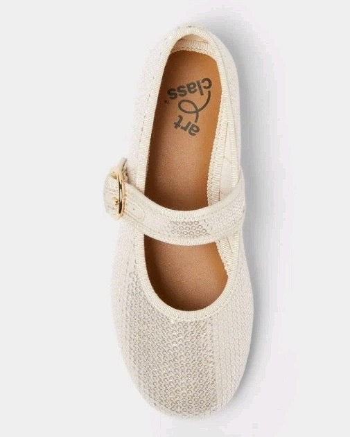 Kids' Quilla Ballet Flats Gold - art class - Size 13